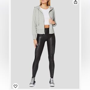 Spanx Faux Leather Moto Leggings